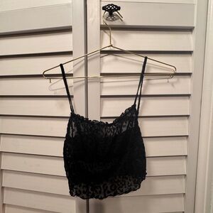 Black Lace Camisole